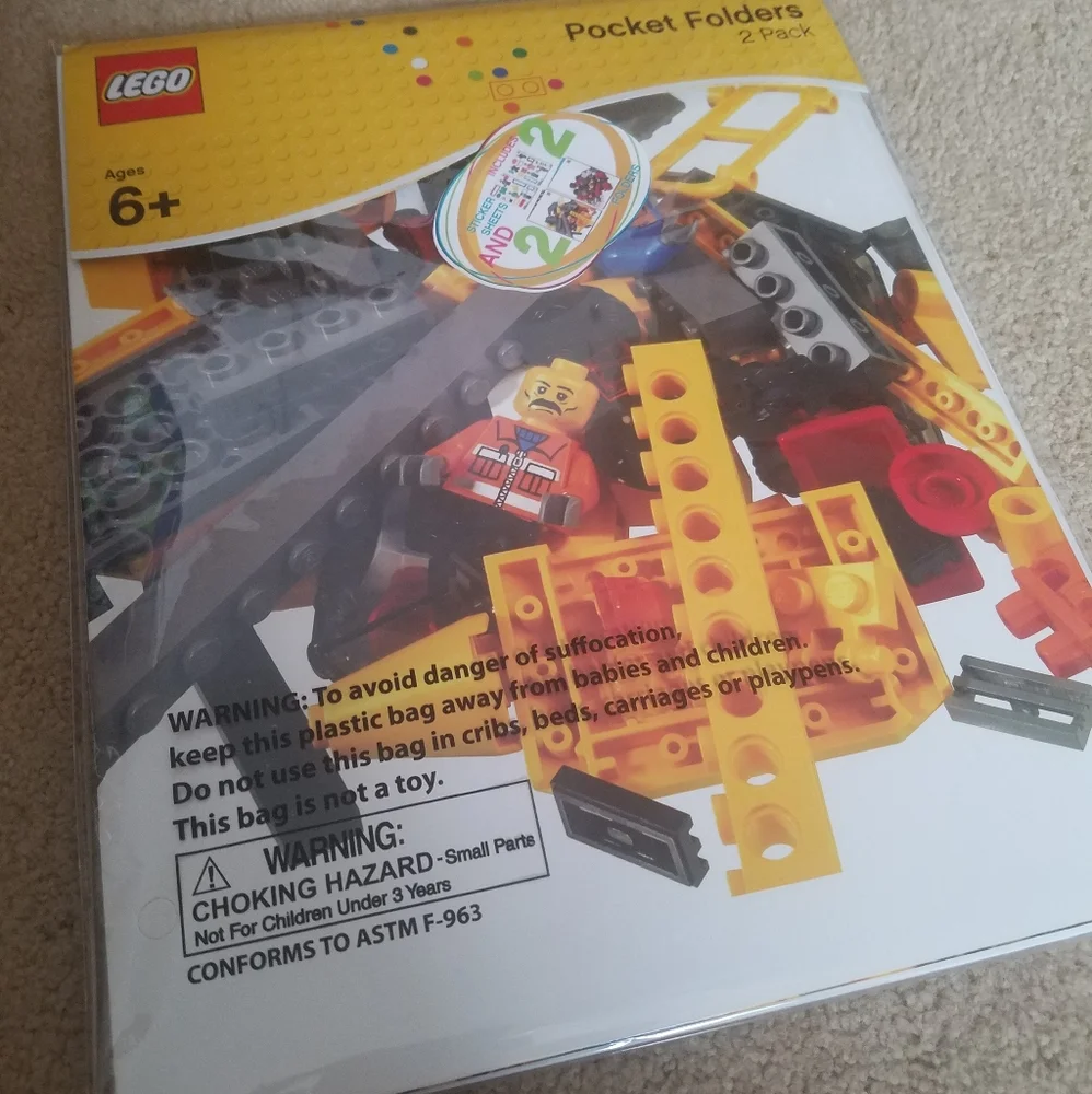 Lego pocket folders